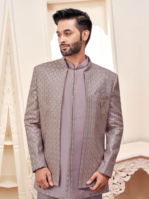 Jodhpuri Men Suit (Purple)
