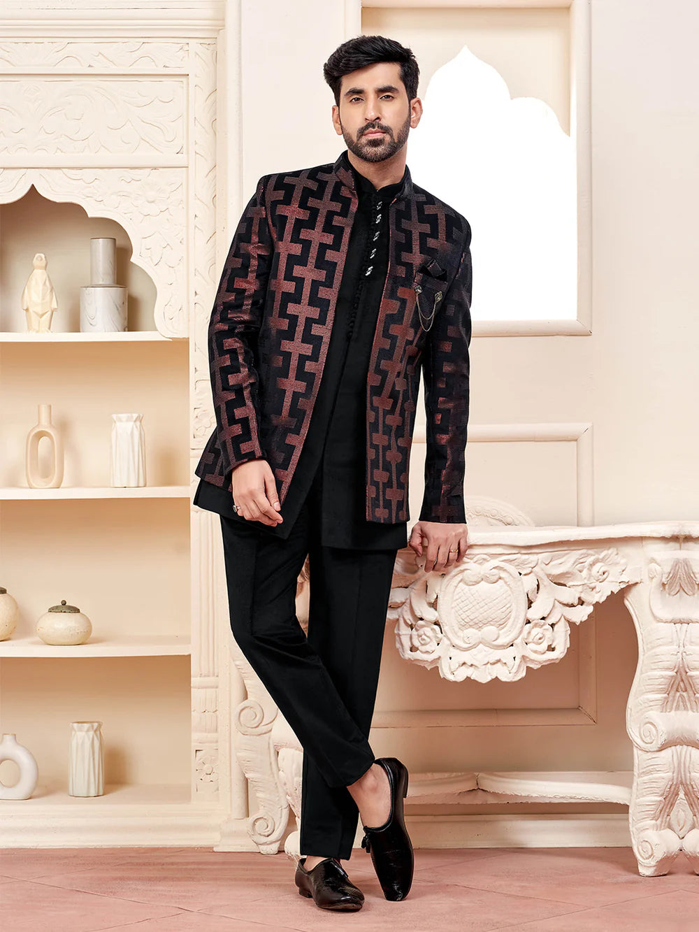 Jodhpuri Men suit (Black)