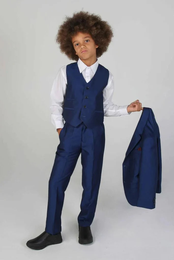 Navy blue suit for boys