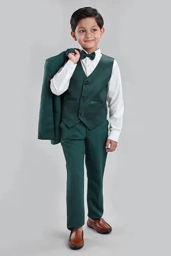 Boys green suit 