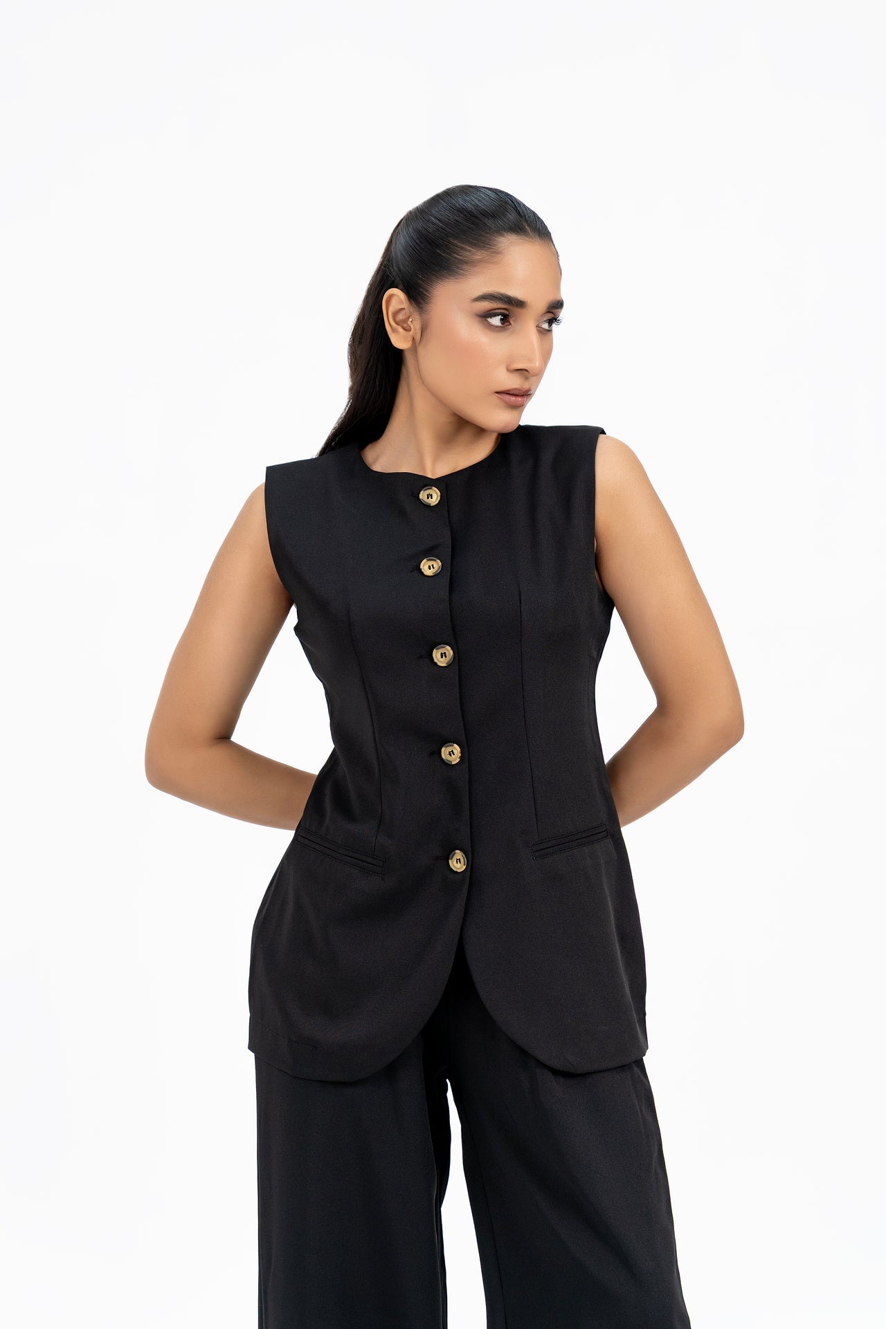 Women Waistcoat (Black)