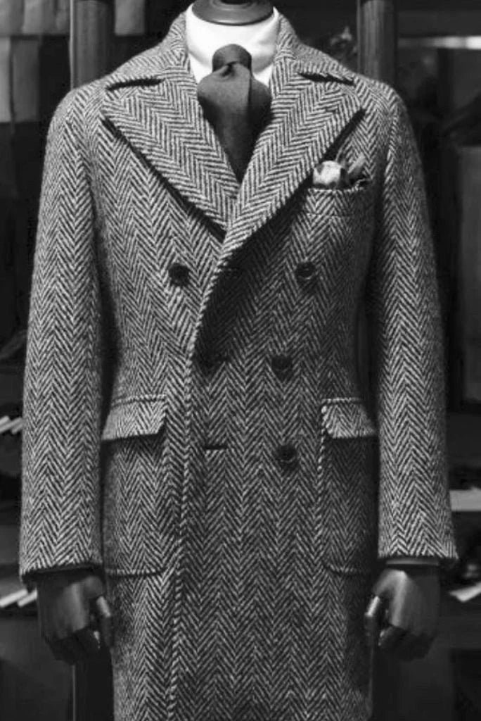 Grey Trench Coat-Font