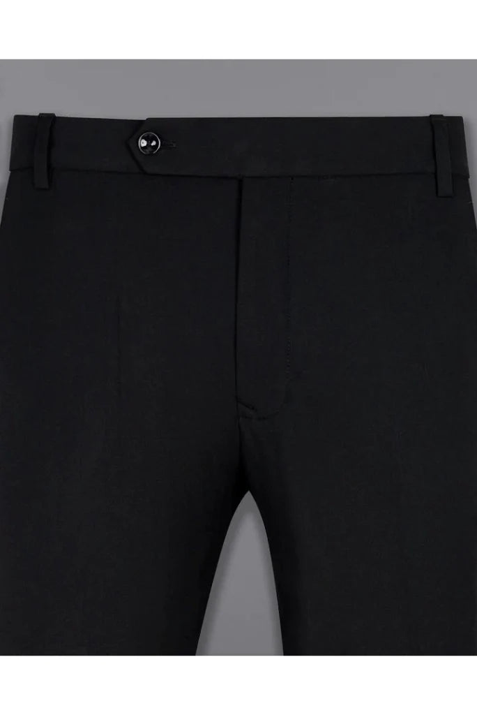 Premium Black Trouser for Men-Front