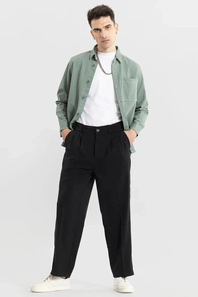 Comfortable Loose Fit Trouser-Front