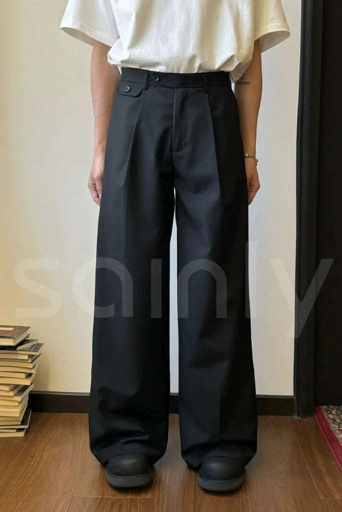 black-wide-leg-designer-pants-men