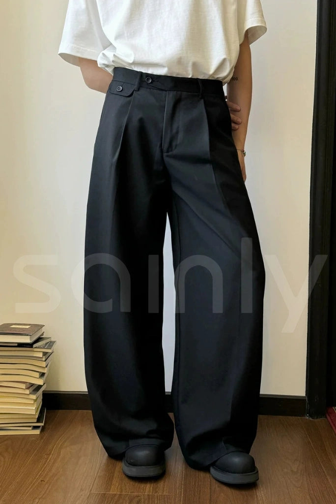 black-wide-leg-designer-pants-men