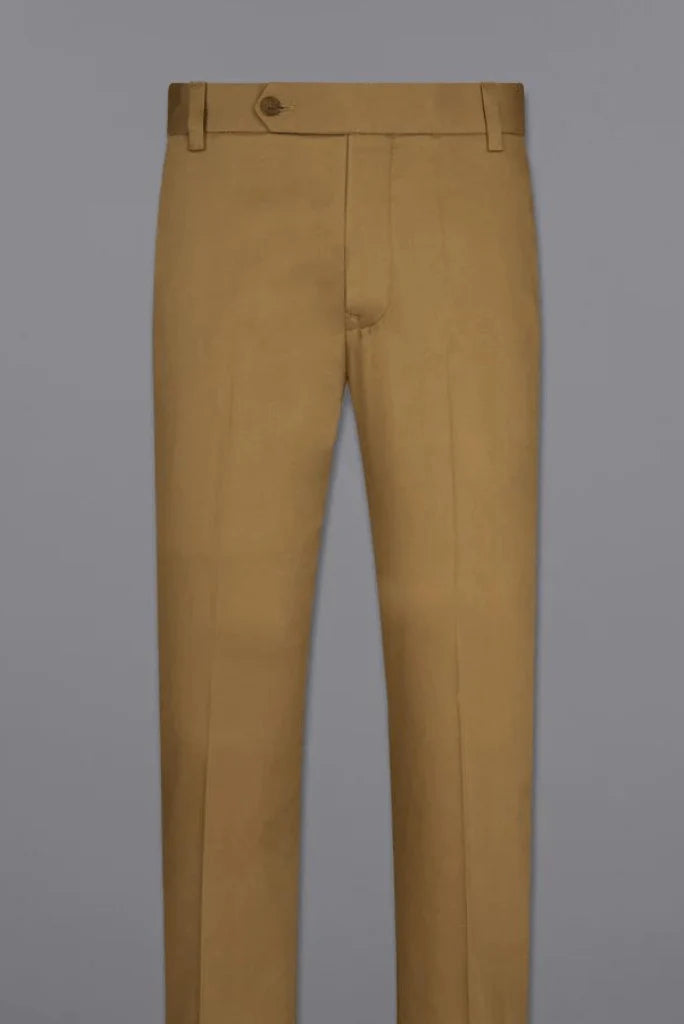 Men Brown Pants -Front
