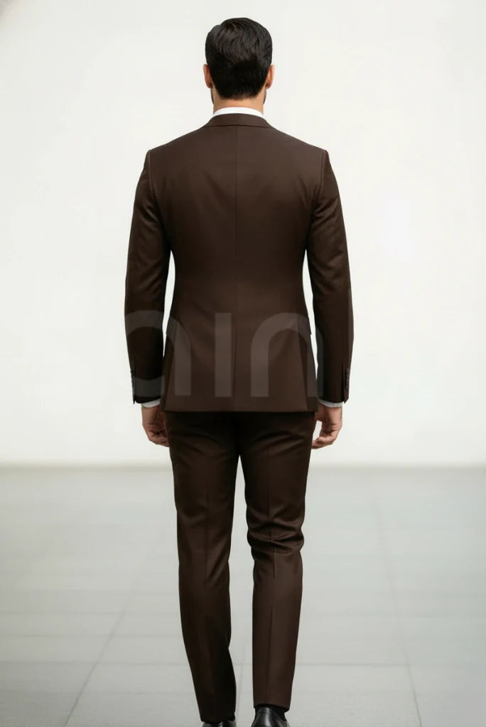 Men wedding and formal wear suit-back