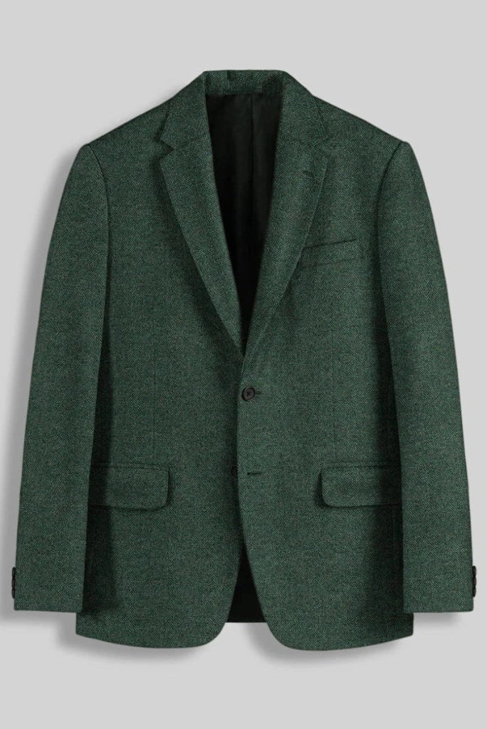 Men tweed blazer