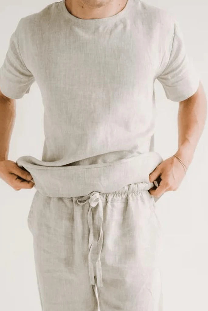 Relaxed fit organic cotton trouser-Front