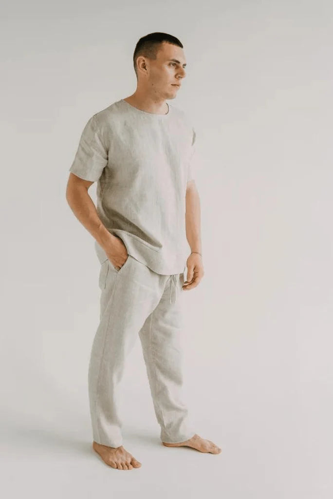Summer casual men pants-Side