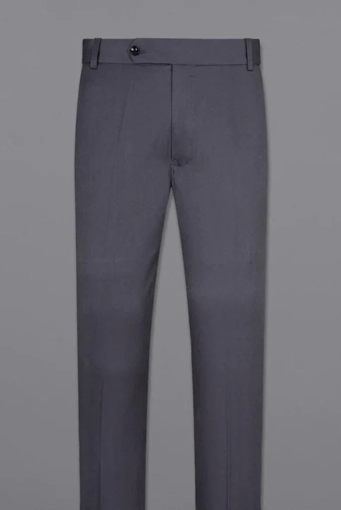 Men Grey Pants -Front