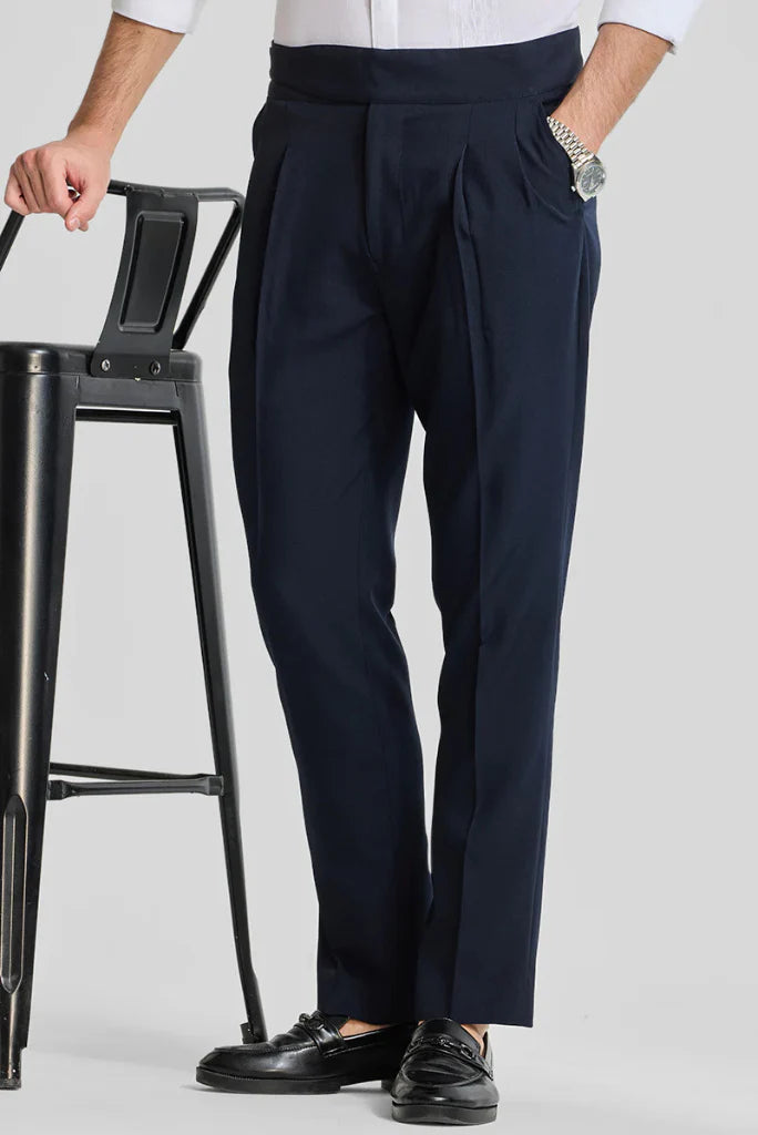 Navy Blue Stylish Trouser