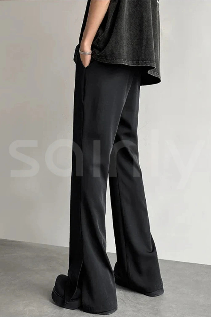 Men relaxed bootcut fit suitable for meetings and formal-back