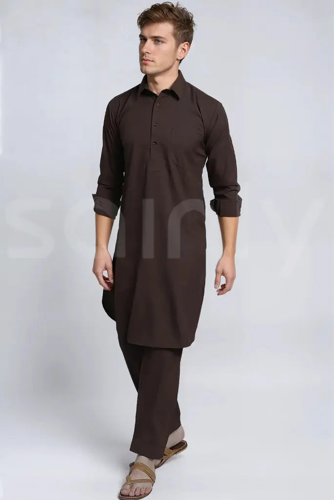 Stylish Brown Ethnic Wear