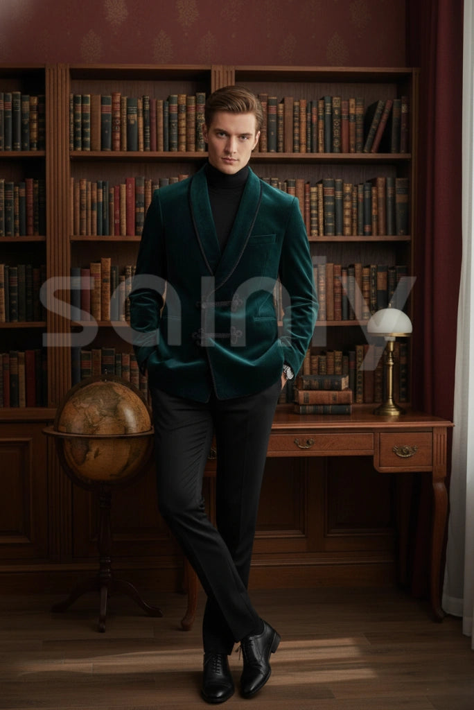 Men Velvet Jacket