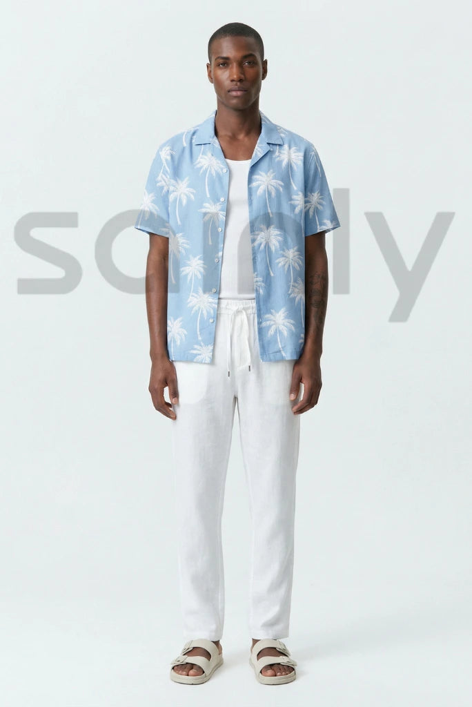 Men Linen White Trouser Collection