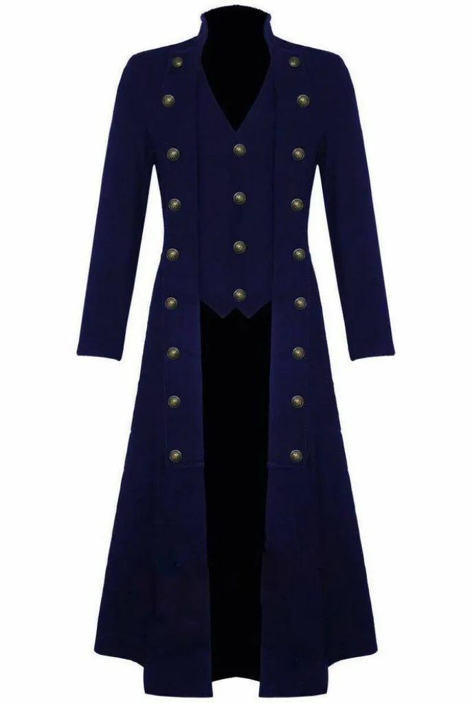 Men blue tailcoat-front