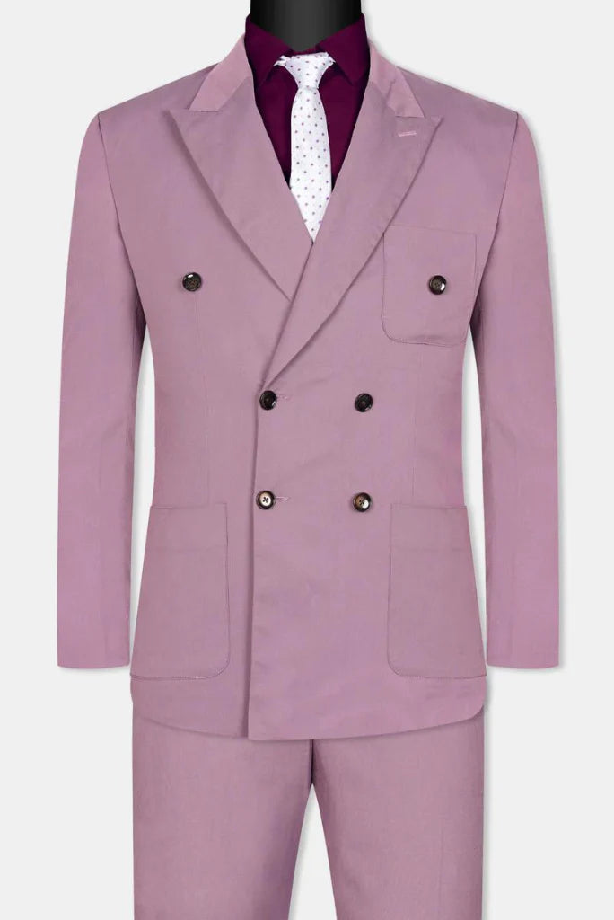 Pink formal events wear suit for men 