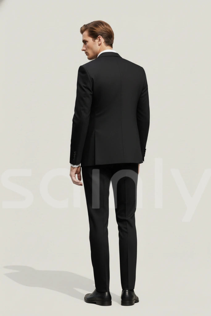 Double Breasted Suit for men -back