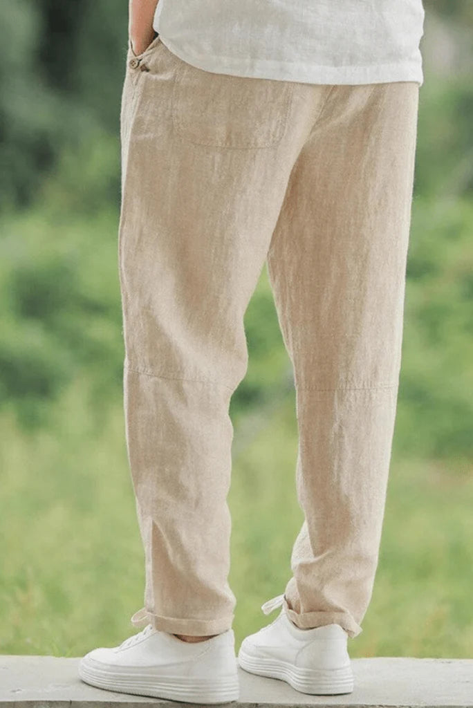 Men casual formal trouser beach wear-back