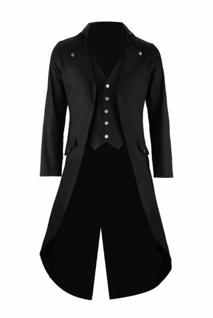 Men tailcoat black-front