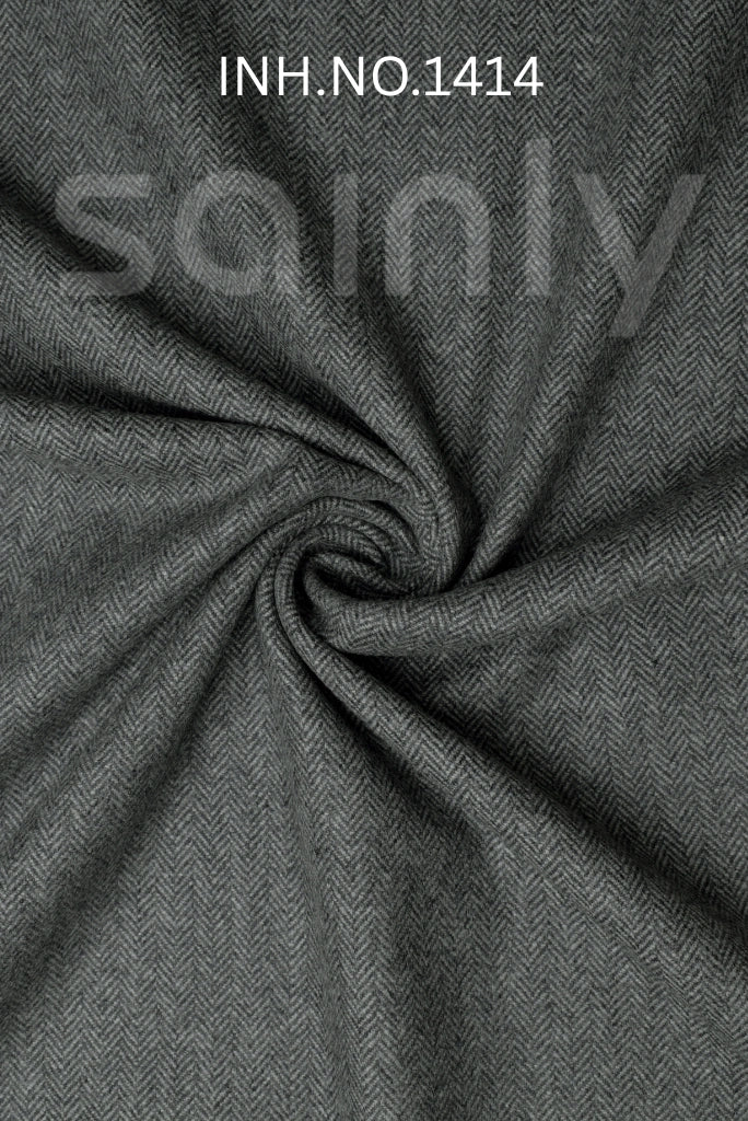 Sainly Grey Tweed Fabric Swatches INH.NO.1414