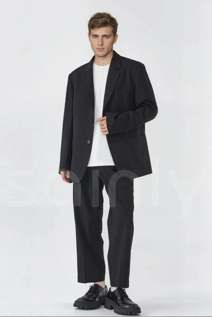 black-two-piece-suit-formal-wedding-party-wear-suit-men-vintage-suits