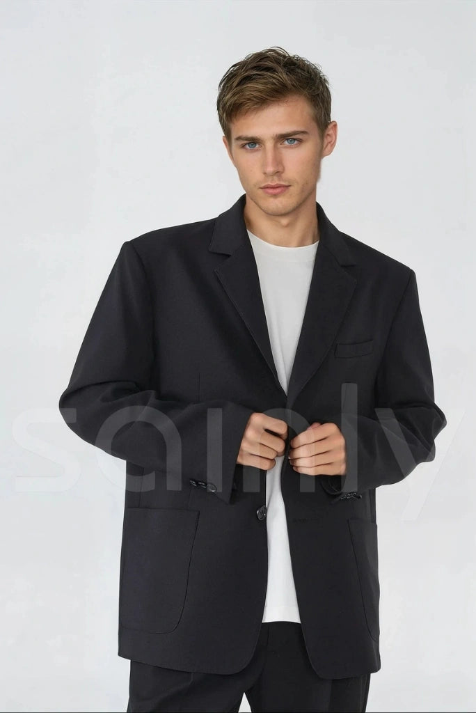 black-two-piece-suit-formal-wedding-party-wear-suit-men-vintage-suits