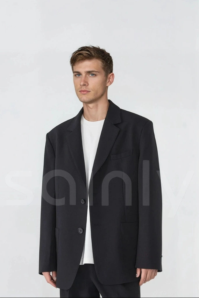 black-two-piece-suit-formal-wedding-party-wear-suit-men-vintage-suits