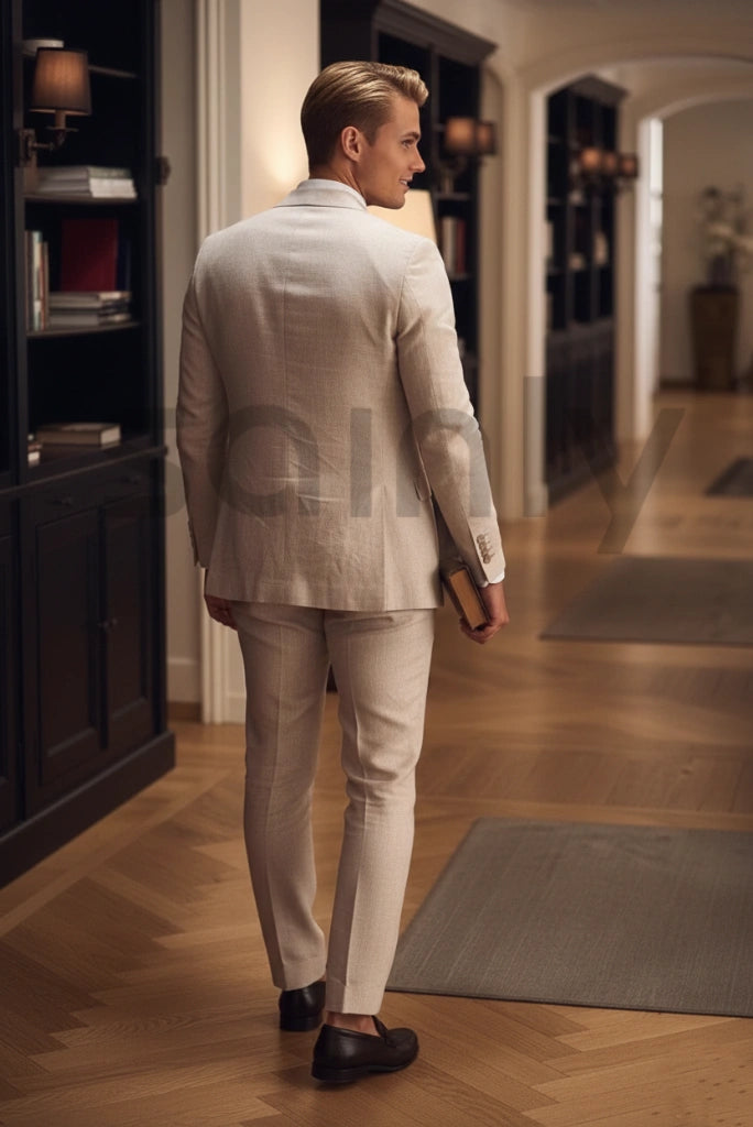 Sainly_Mens_Beige_Two_Piece_Suit_back