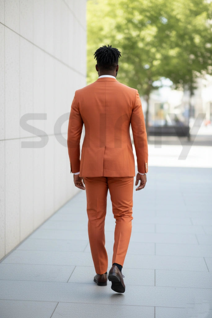 Sainly_Mens_Orange_Two_Piece_Suit_Back