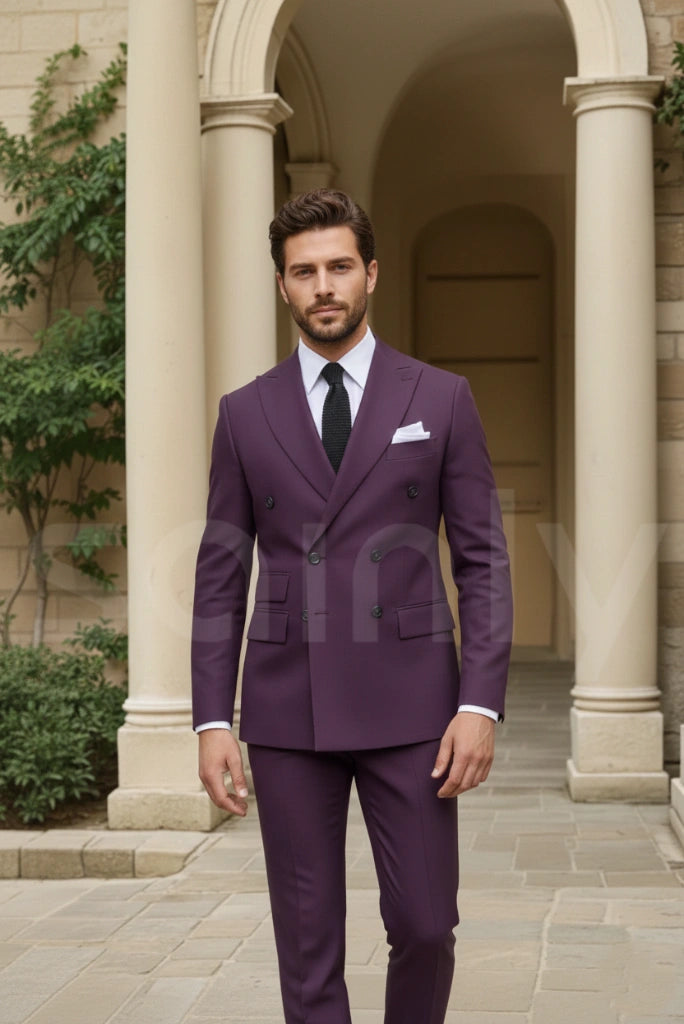 Sainly_Mens_Purple_Two_Piece_Suit_Front