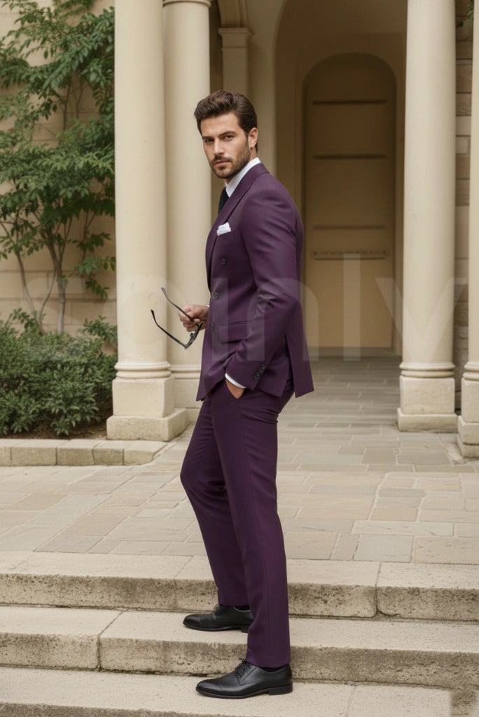 Sainly_Mens_Purple_Two_Piece_Suit_Side