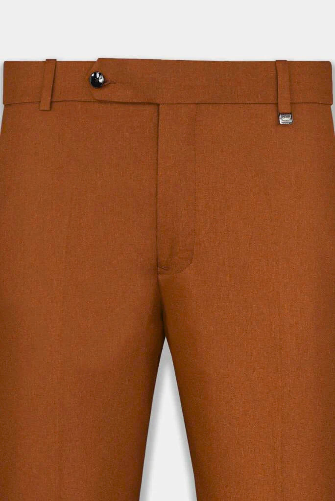 Men rust pant for events- front