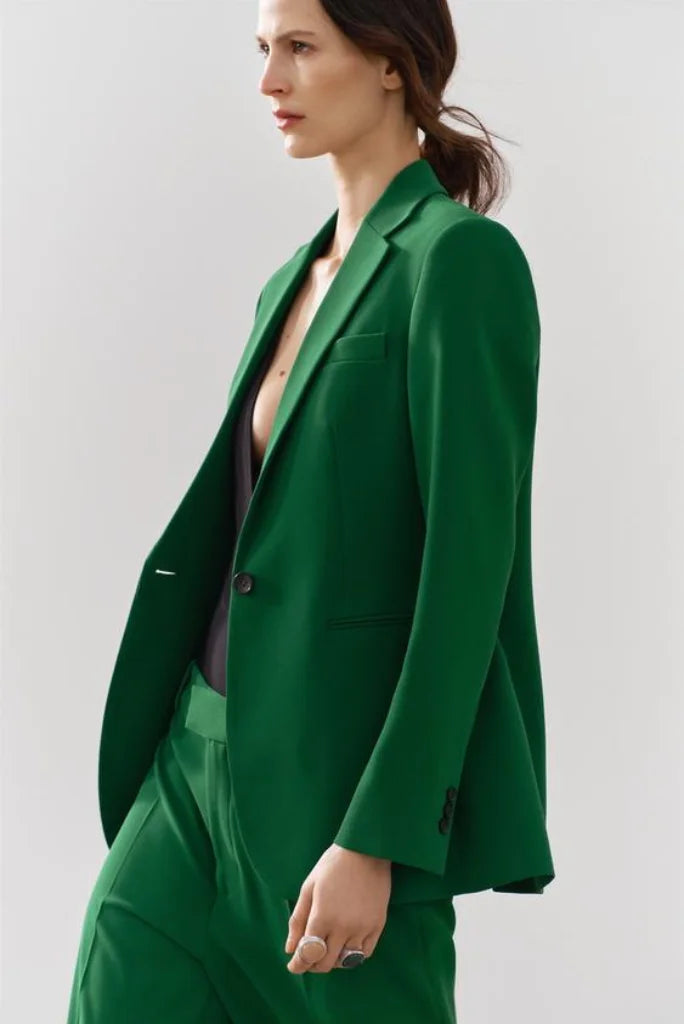Green suit for women