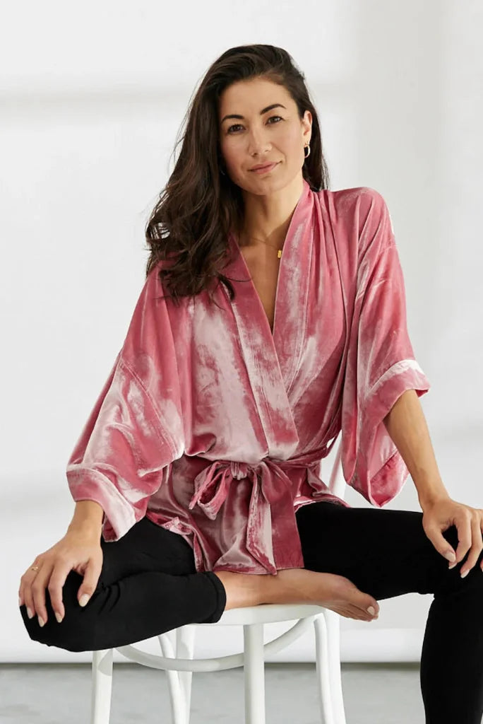 Pink kimono for women