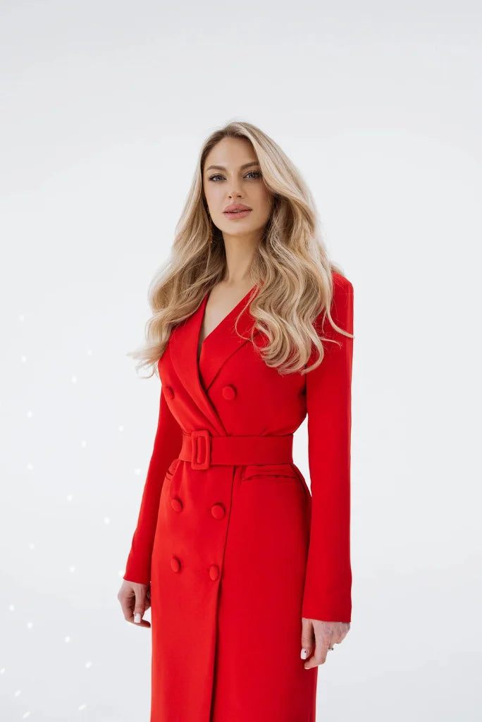 Women long coat-front