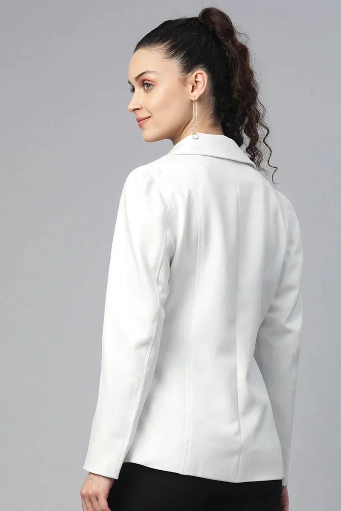 Women stylish blazer-back