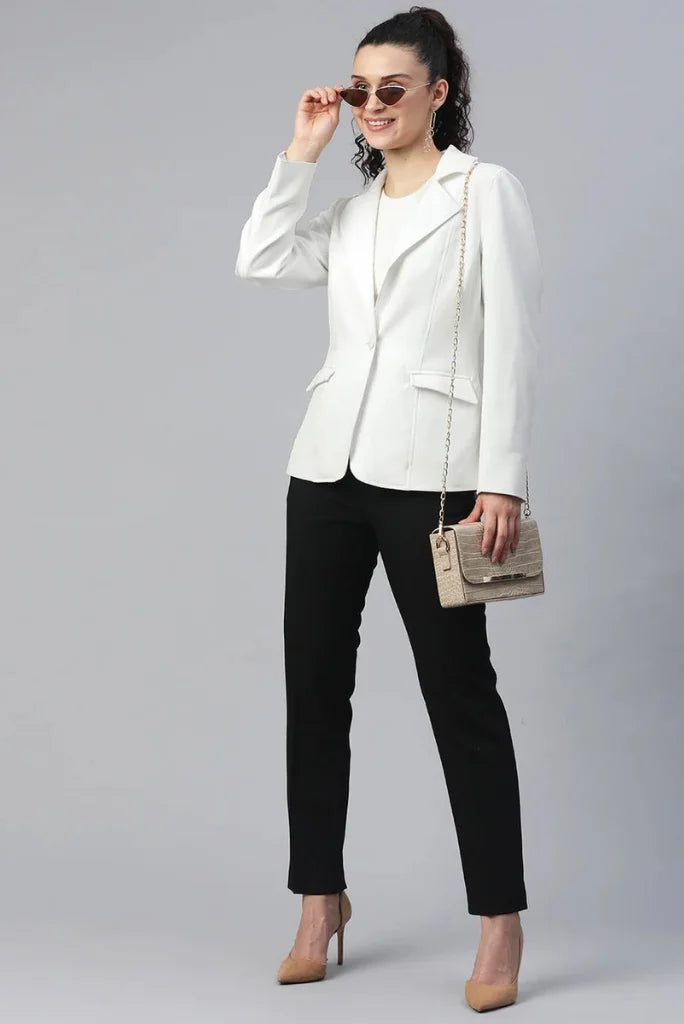 White blazer for women
