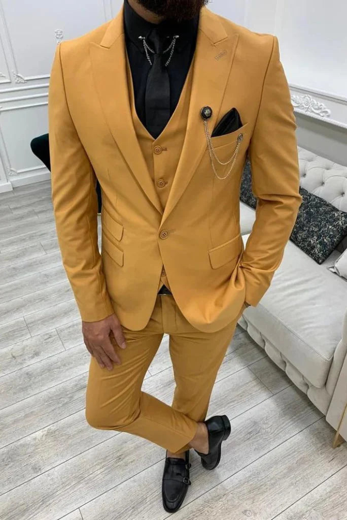 Stylish suit for grooms-Front