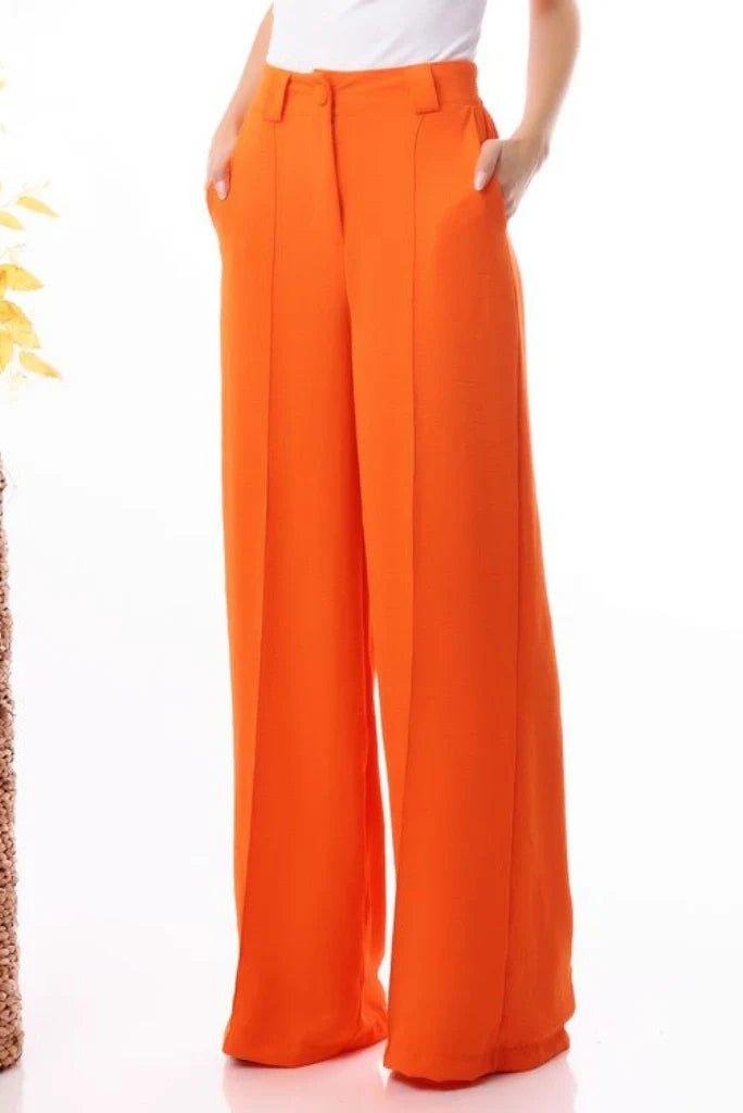 Orange pant for women